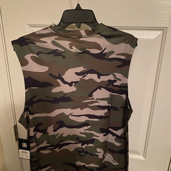 NBA BASKETBALL MEN'S Sz Small TANK TOP Green Camo Athletic Shirt Gift NWT $30. - Picture 2 of 6